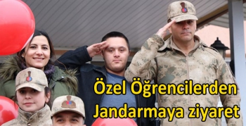 Özel Öğrencilerden Jandarmaya ziyaret