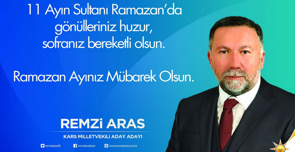 Remzi Aras’ın 19 Mayıs mesajı