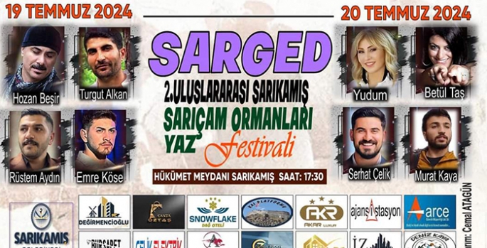 SARGED 2. Uluslararası Sarıkamış Sarıçam Ormanları Yaz Festivali