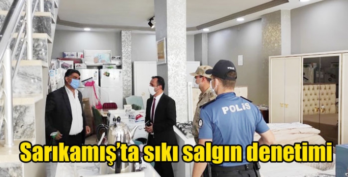 Sarıkamış’ta sıkı salgın denetimi