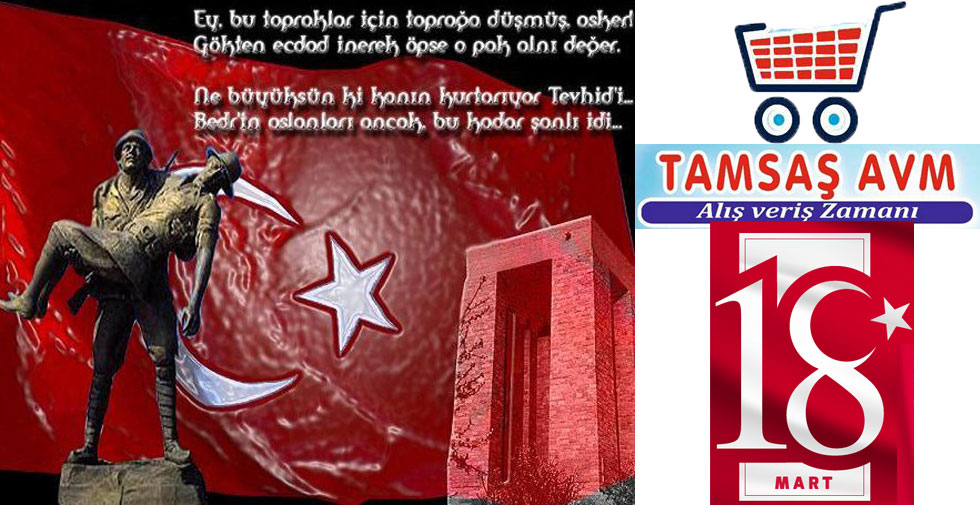 TAMSAŞ AVM’nin 18 Mart Mesajı