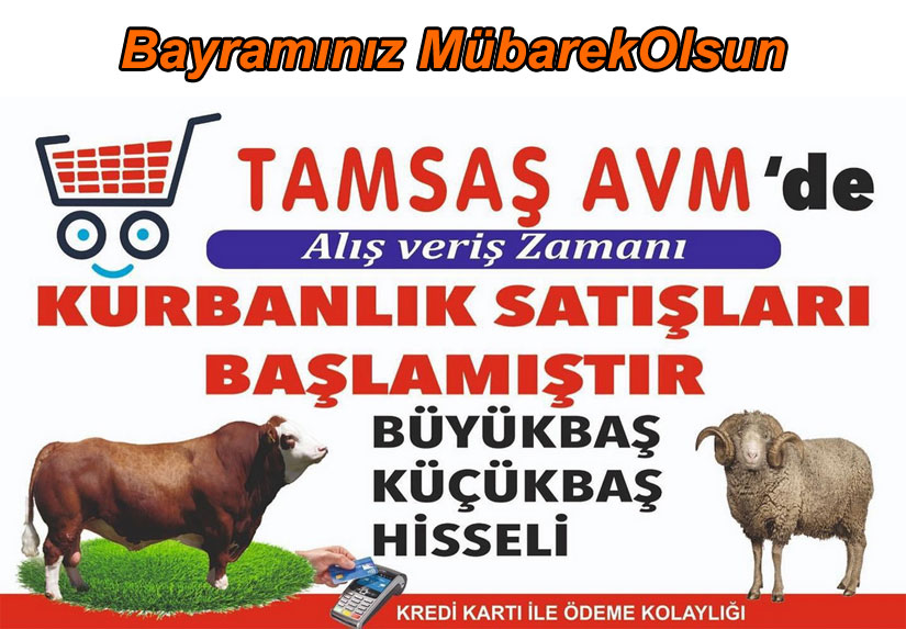 TAMSAŞ AVM’nin Kurban Bayramı Mesajı