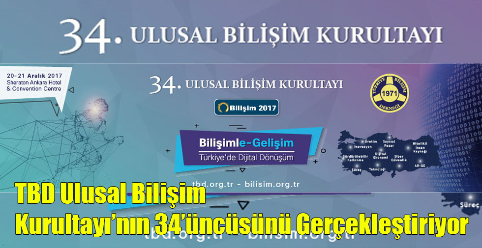 TBD Ulusal Bilişim Kurultayı’nın 34’üncüsünü Gerçekleştiriyor