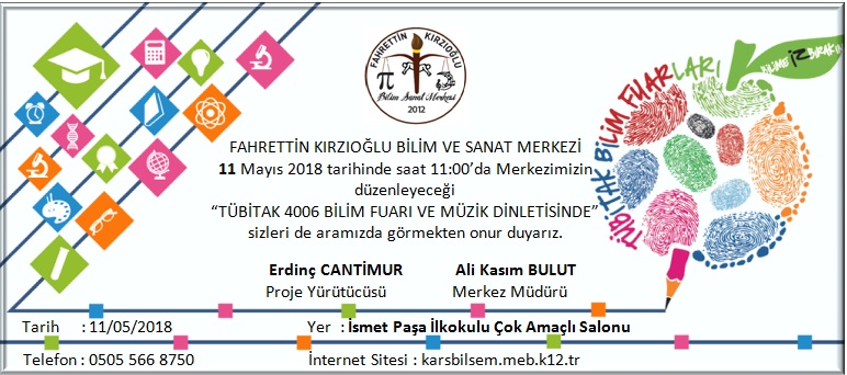 TÜBİTAK 4006 Bilim Fuarı ve Müzik Şöleni