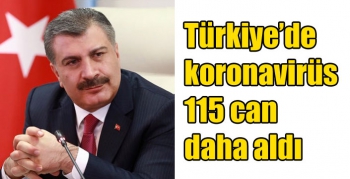 Türkiye’de koronavirüs 115 can daha aldı