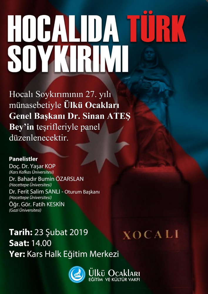 Ülkü Ocaklarından “Hocalı’da Türk Soykırımı” Paneli