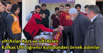 ultrAslan Kars ve ultrAslan Kafkas UNI öğrenci kulübünden örnek adımlar