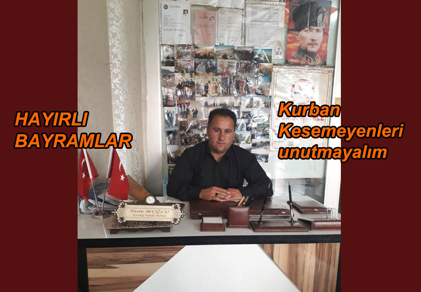 Yasin Muğlu’nun Kurban Bayramı mesajı